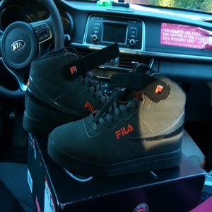 Orange and Gray Filas